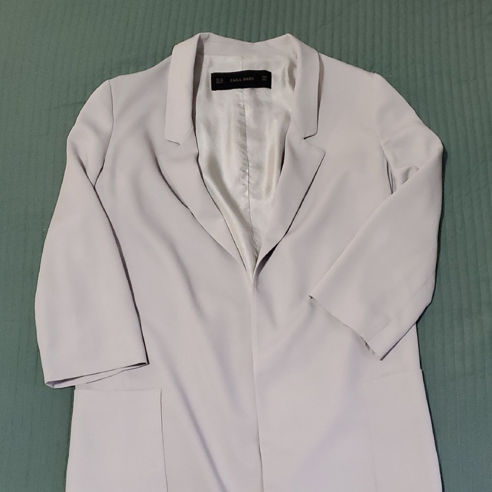 Zara Women's Light Gray Blazer